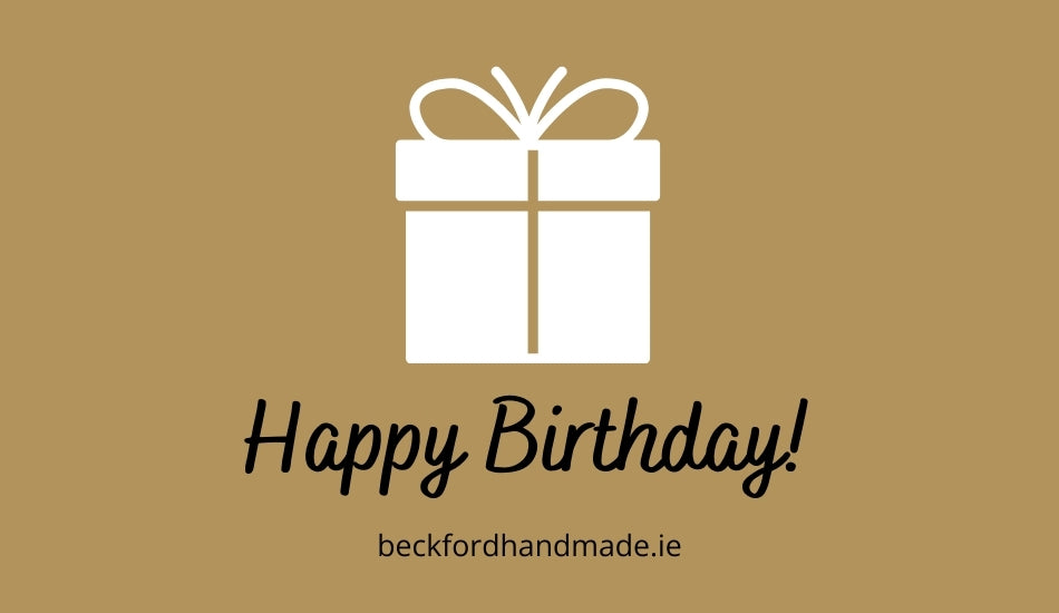 Happy Birthday - Beckford Handmade Gift Card