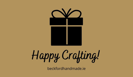 Happy Crafting - Beckford Handmade Gift Card
