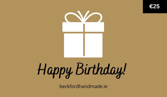 Happy Birthday - Beckford Handmade Gift Card