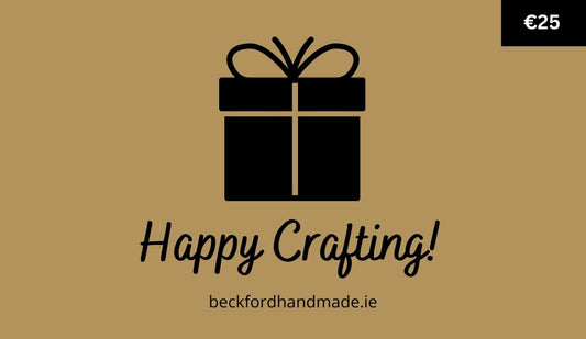 Happy Crafting - Beckford Handmade Gift Card