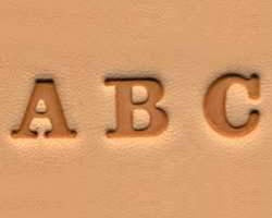 Preowned - 1/4" (6mm) Alphabet Stamp Set