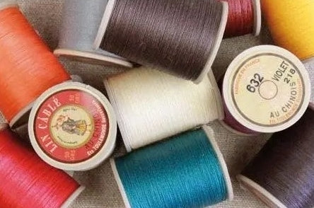 New - No. 632 Fil Au Chinois - Waxed Cable Linen Thread Cards (15m)