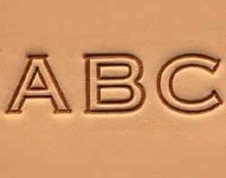 Preowned - 1/2" (13mm) Block Alphabet Stamp Set